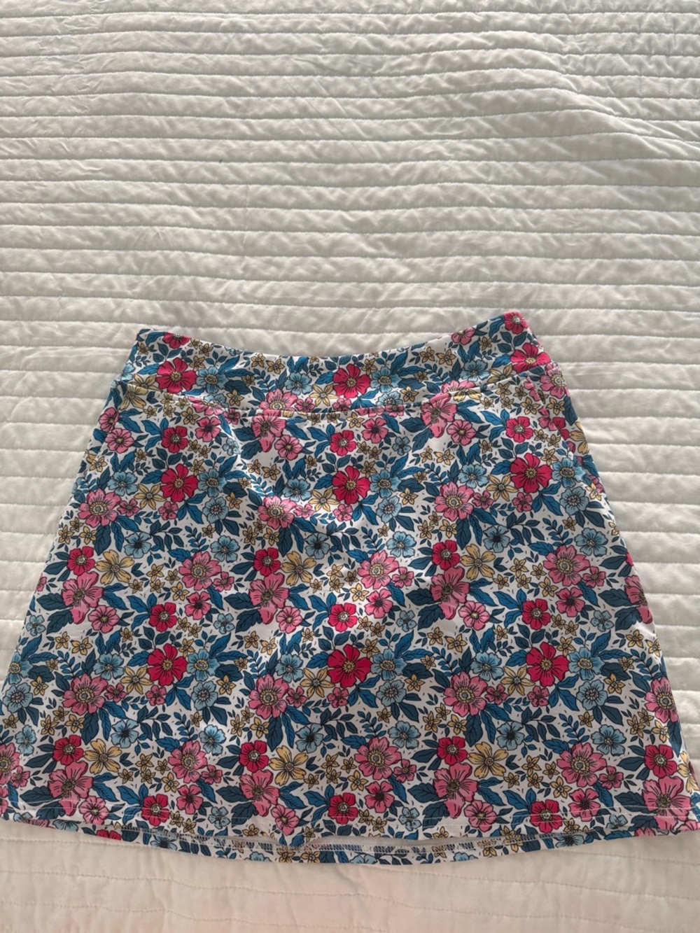 Floral A-Line Skirt in Multicolor